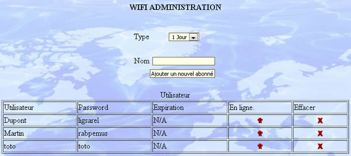 wifi sur cyberhotel